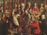 Gerard David The Marriage at Cana (mk05) Sweden oil painting artist